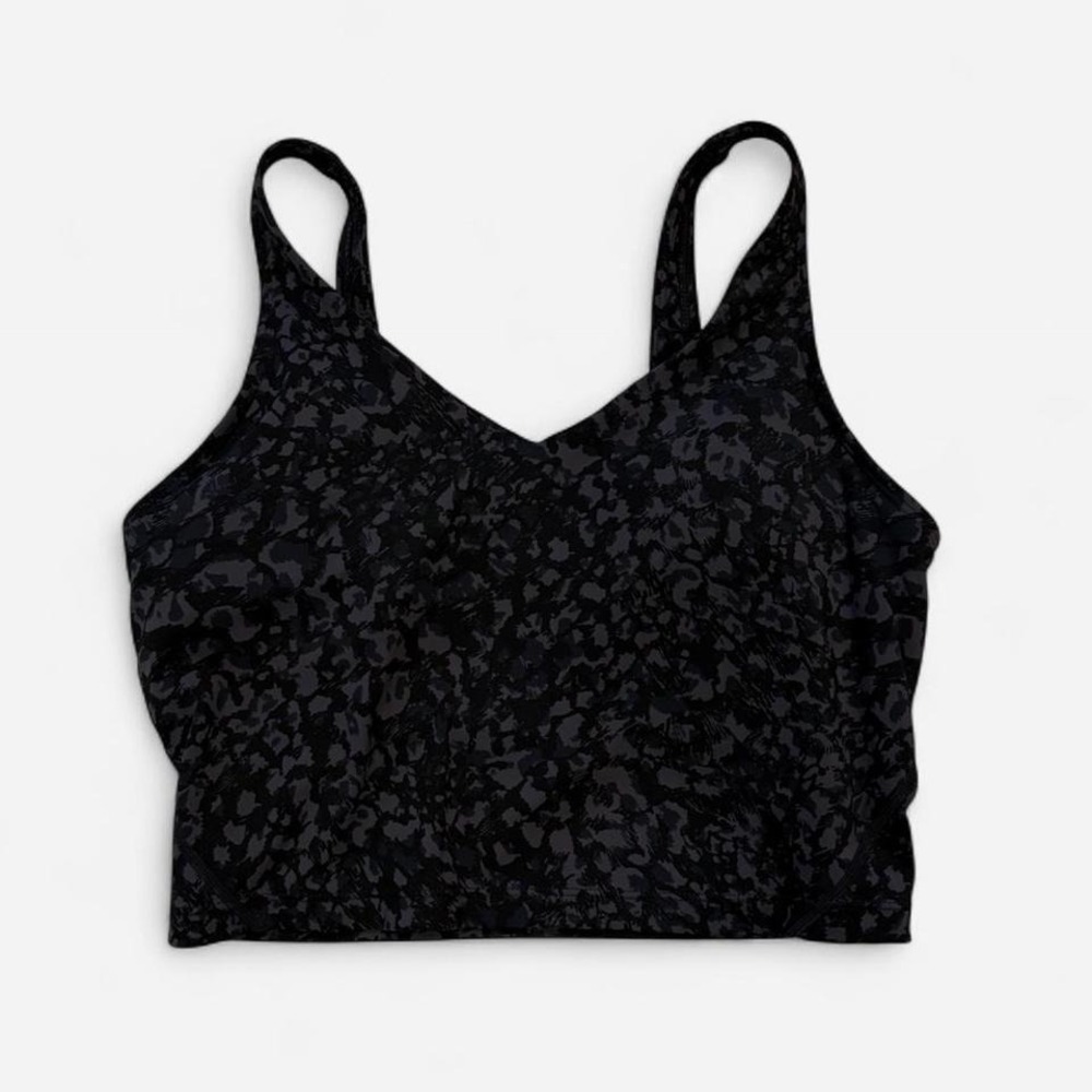 Activewear Leopard Print Sports Bra Crop Top Women's Size M‎